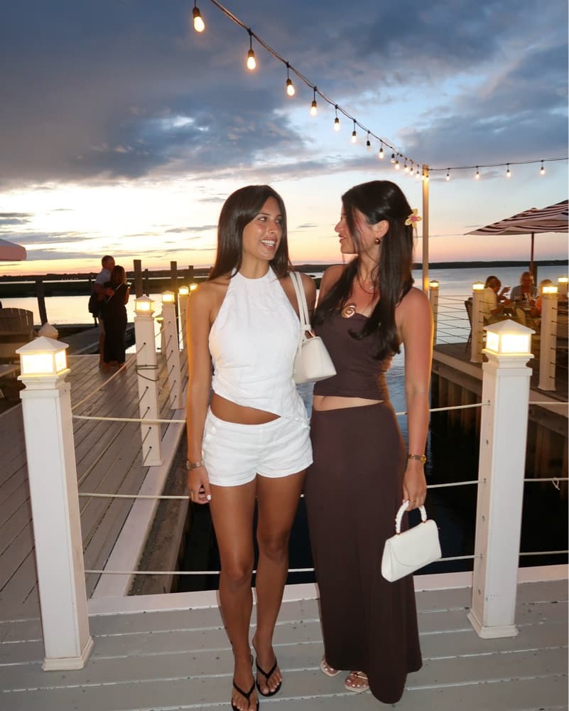 Free People Brown Top and Maxi Skirt Set - Image 1