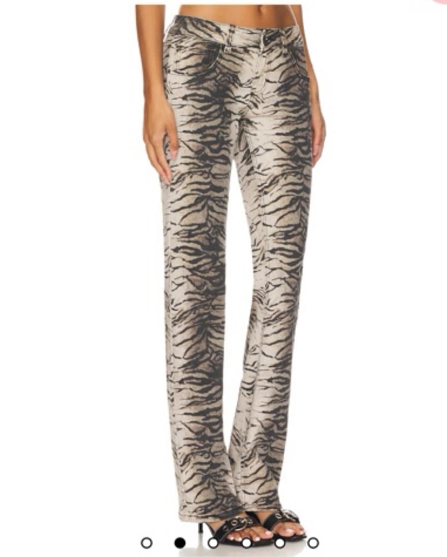 Jaced London Tiger Print Low Rise Pants - Image 3