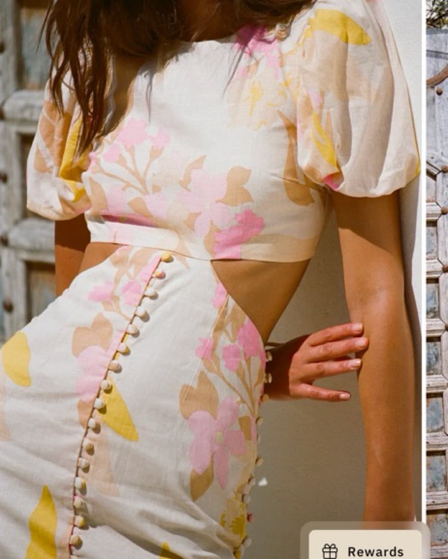 Sabo Flora Cutout/ Backless Dress  - Image 2