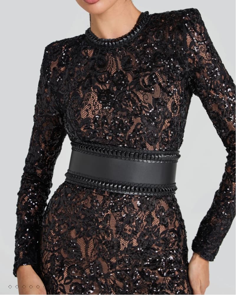 Nadine Merabi Bella Black Jumpsuit - Image 3