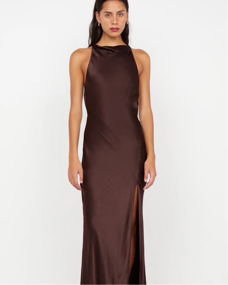 Bec + Bridge Chocolate Brown Dress - Image 1