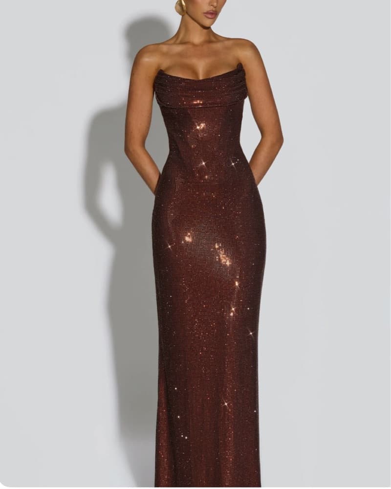 Plum Mirabella Maxi Dress - Image 1