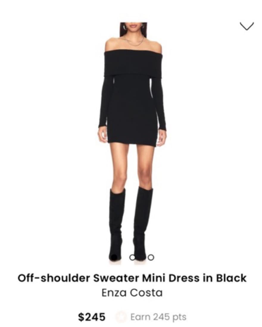 Enza costa Off-shoulder Mini Dress   - Image 1