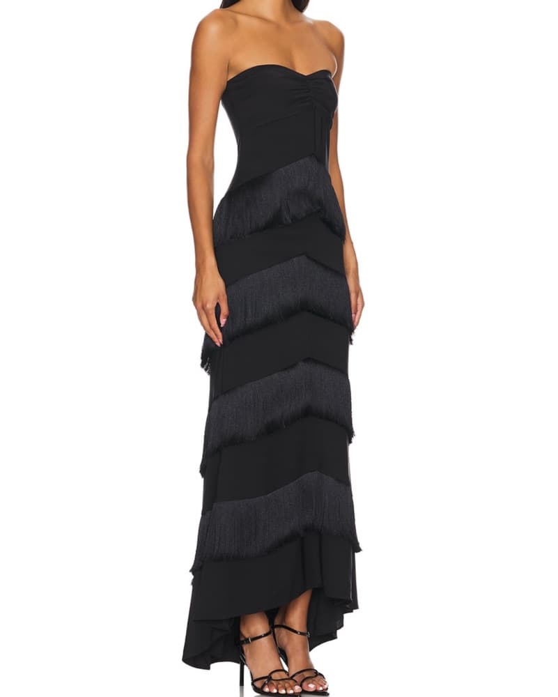 House of Harlow Hera Fringe Maxi Dress  - Image 3