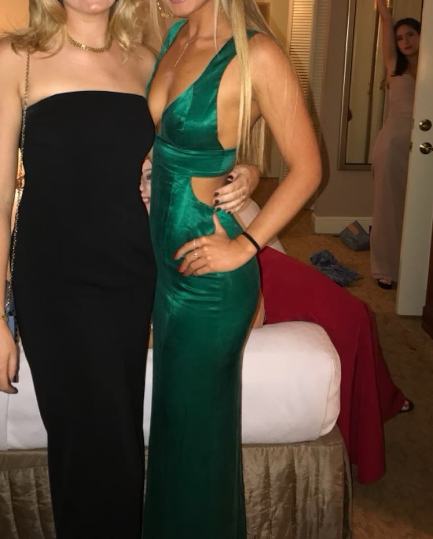 NBD Green Cut Out Dress - Image 4