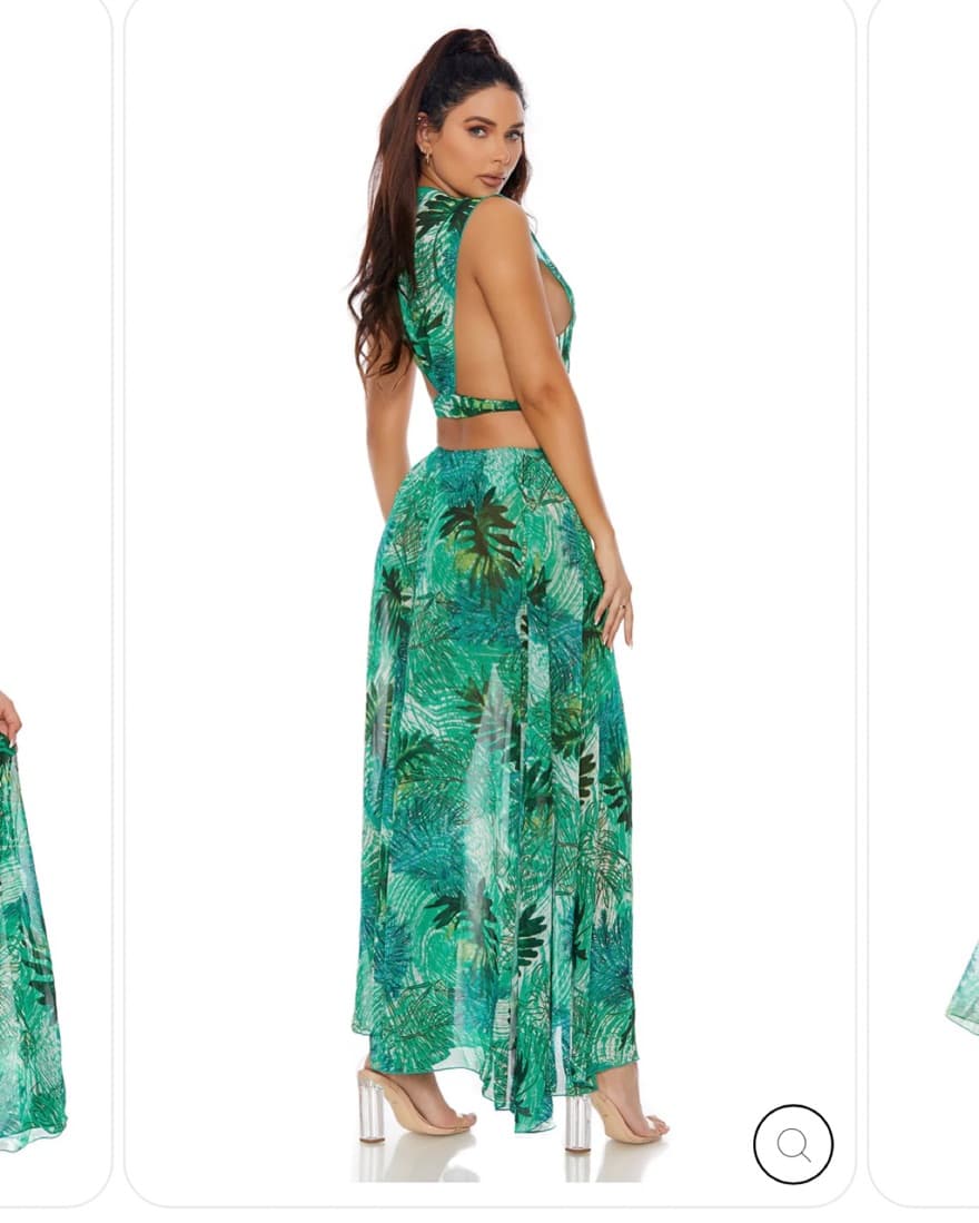 JLo Iconic Green Halloween Costume - Image 1
