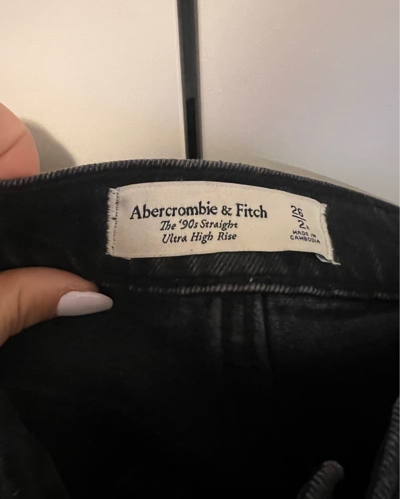 Abercrombie & Fitch The '90s Straight Ultra High Rise Jeans - Image 3