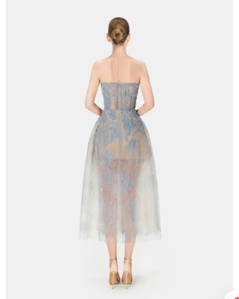 Montsand Enchanting Floral Midi Dress - Image 3