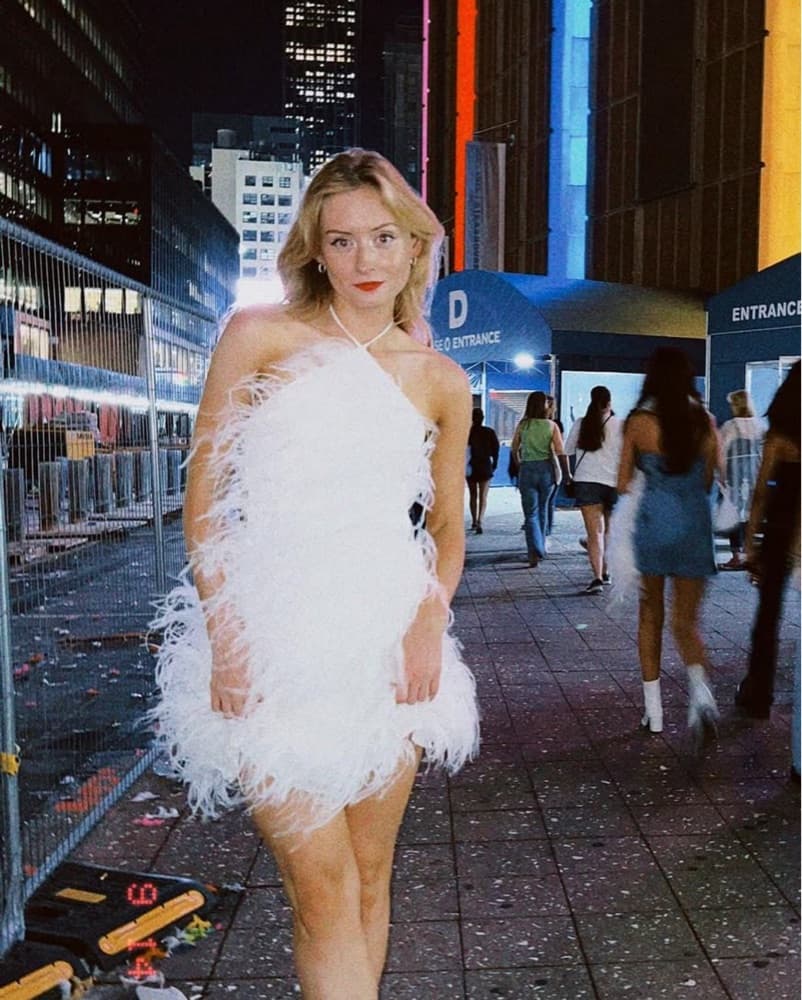 Cult Gaia Vale Ostrich Feather Mini Dres - Image 5