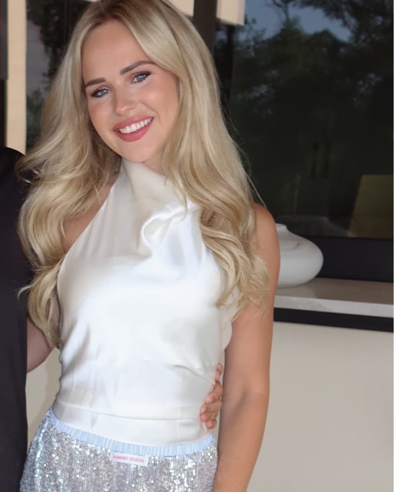 Zara Satin Halter Top - Image 3