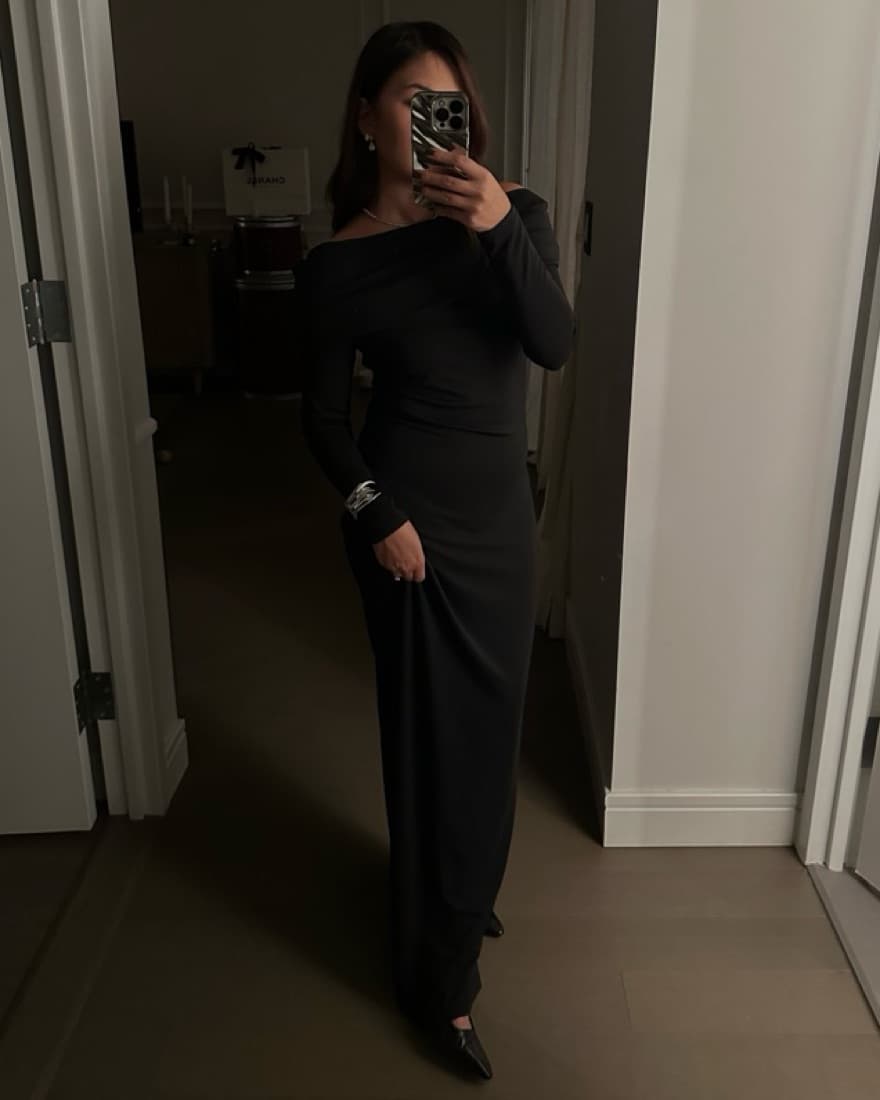 J.Crew Collection Off The Shoulder Dress - Image 2