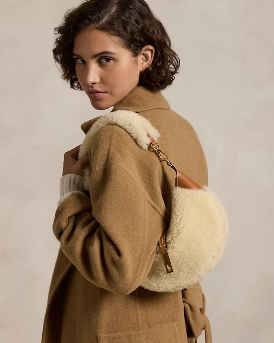 Polo Mini ID Shearling Shoulder Bag - Image 3