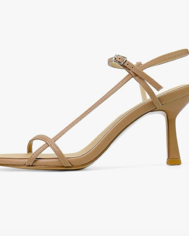 Tan Bare Leather Sandal - Image 1