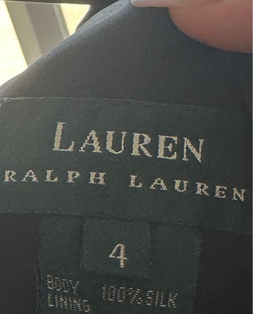 Vintage Ralph Lauren Black Maxi Dress - Image 3