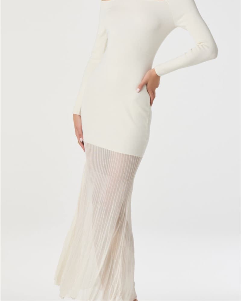 Astr The Label Off The Shoulder Dress - Image 3