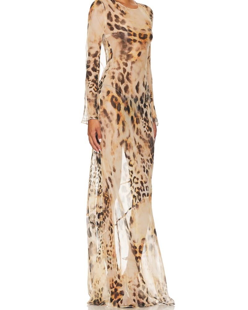Retrofete Vienna Dress - Vintage Cheetah - Image 1
