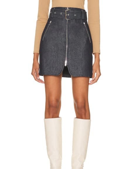 Khaite Luana Denim Skirt - Image 1