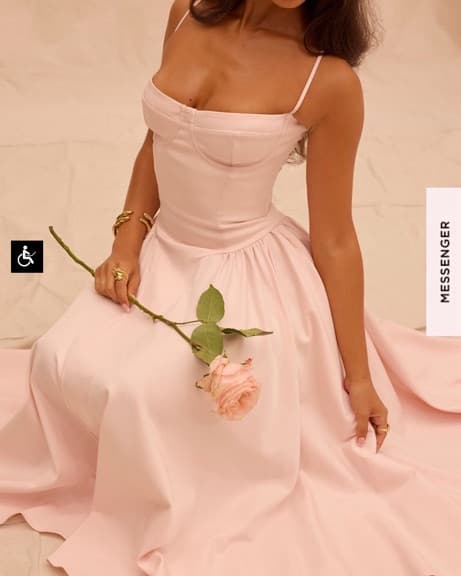 House of CB Pink Samaria Dress - Image 2