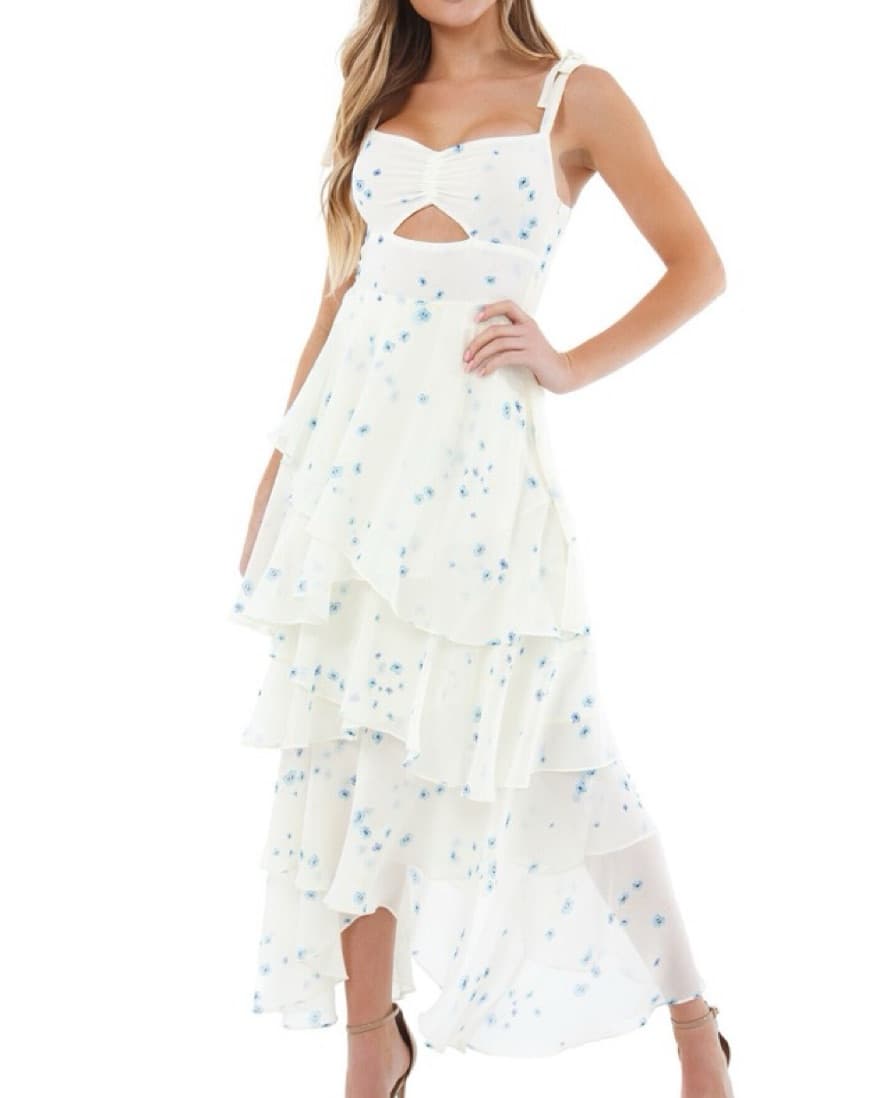Flynn Skye Midi Cutout Dress - Image 1