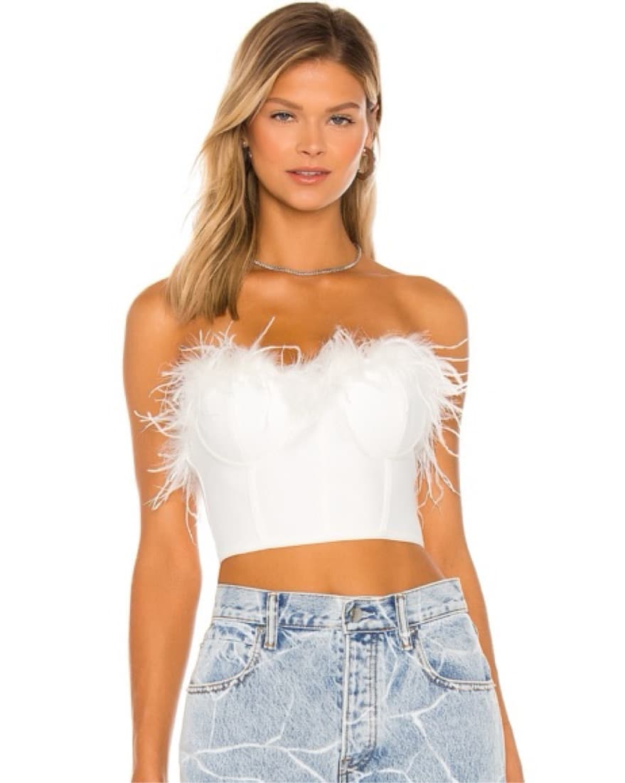 Superdown Feathery Top  - Image 1