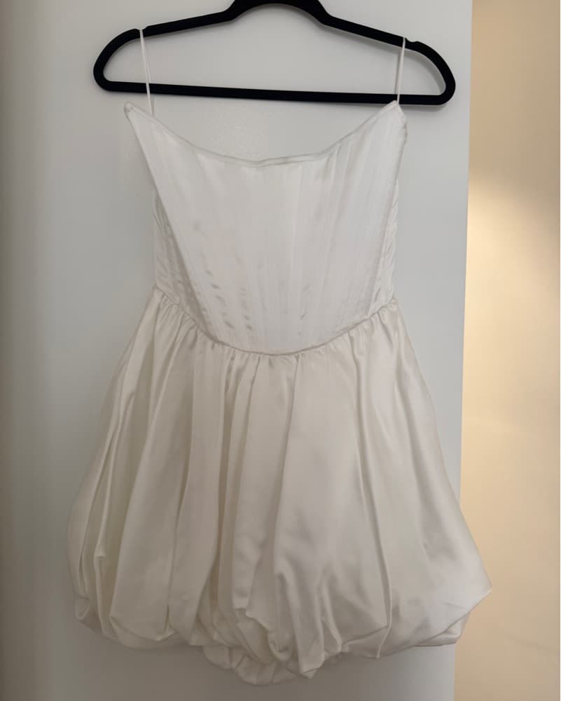 Sau Lee LYDIA SATIN MINI DRESS - Image 4