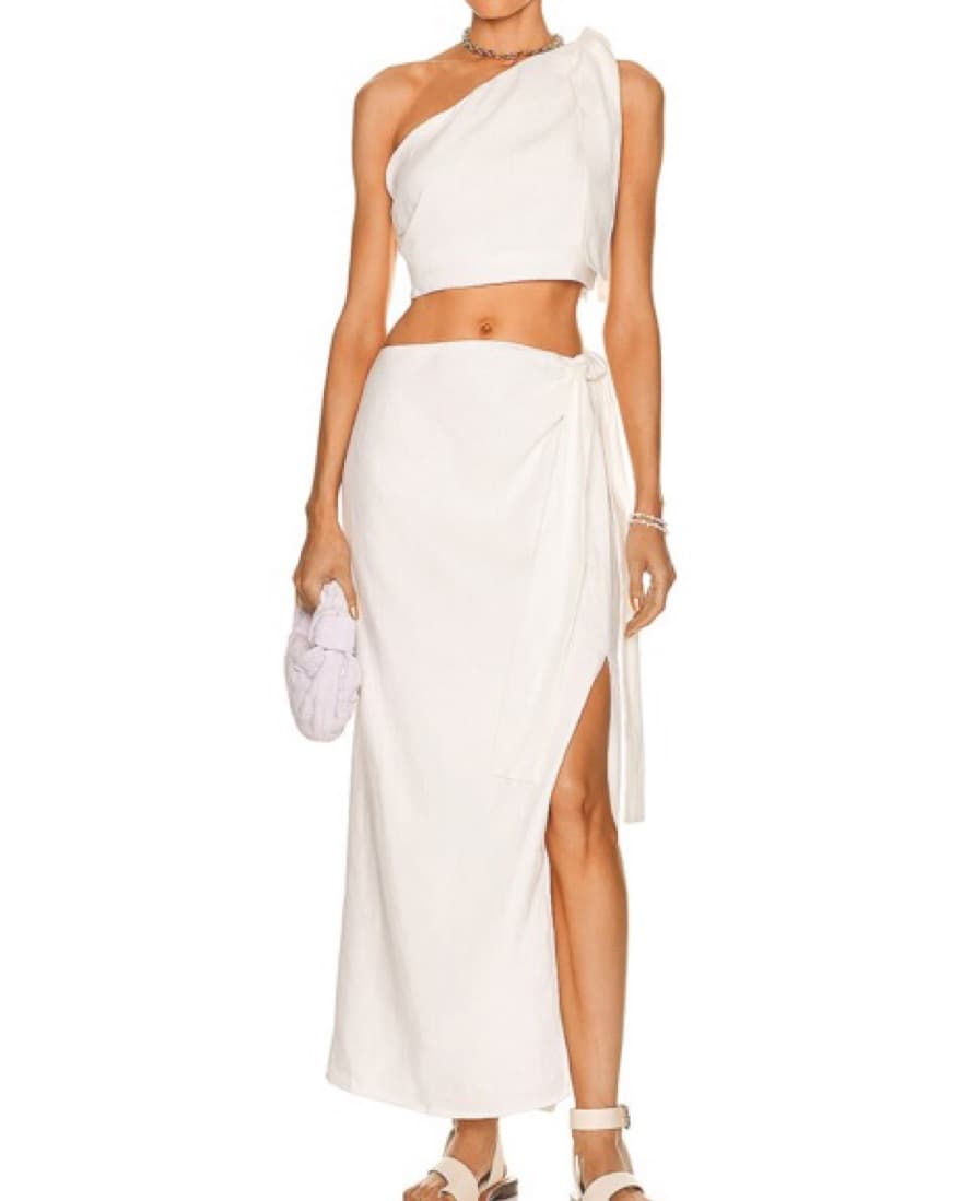 Sir The Label Cinta Linen Skirt  - Image 3