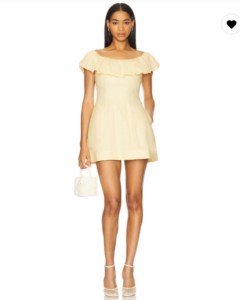 Nicholas Uma Puff Off Shoulder Mini Dre' - Image 1