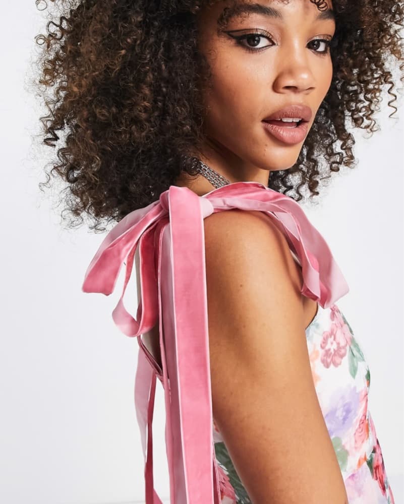 Sister Jane bow strap midi dress - Image 2