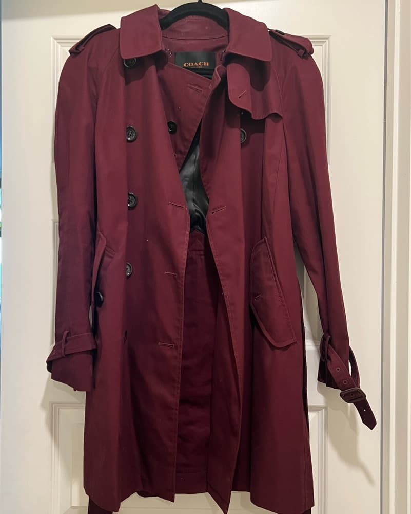Coach Brand Trench  - Image 1
