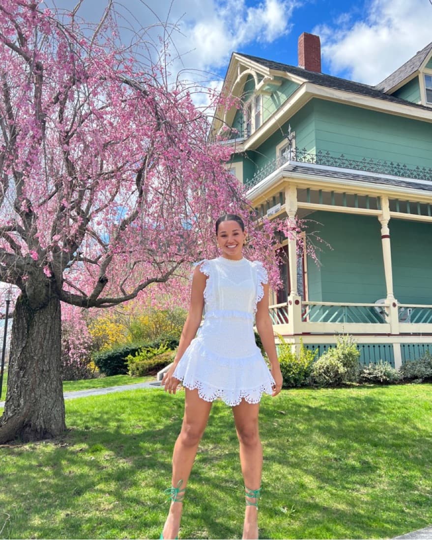 Eyelet Lace Dress - Image 3