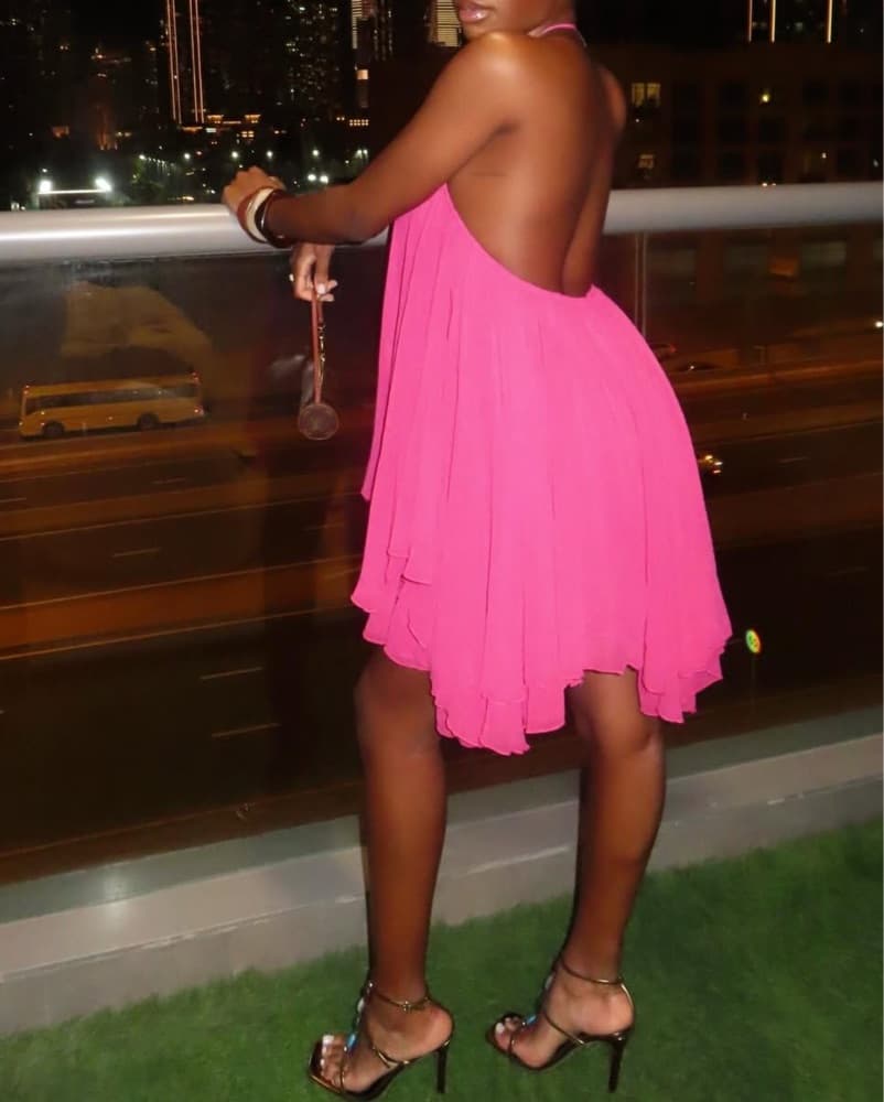 Sold out COUCOO THAR DRESS dragn fruit - Image 1