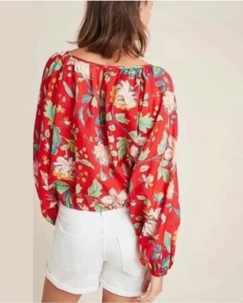 Maeve by Anthropologie Lake House Red Fl - Image 2