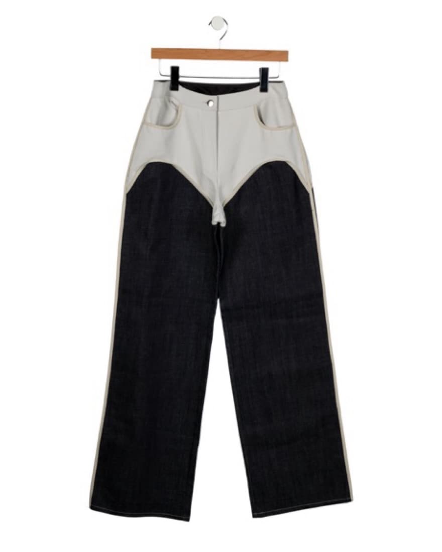 PARIS GEORGIA Cowboy wide-leg trousers - Image 2