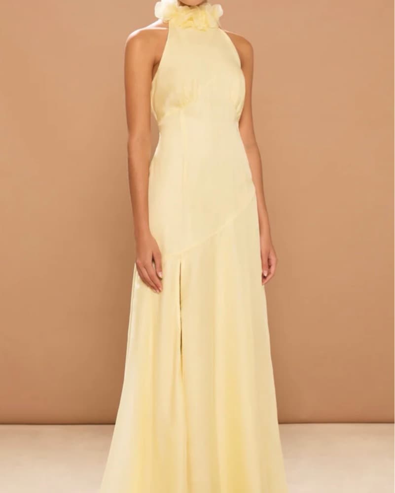 Sonya Moda Noelle Gown- Yellow  - Image 1
