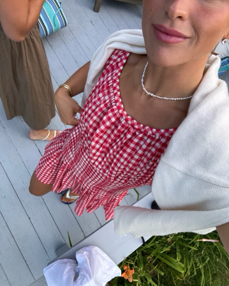 Frankie’s Bikinis Gingham Dress  - Image 1