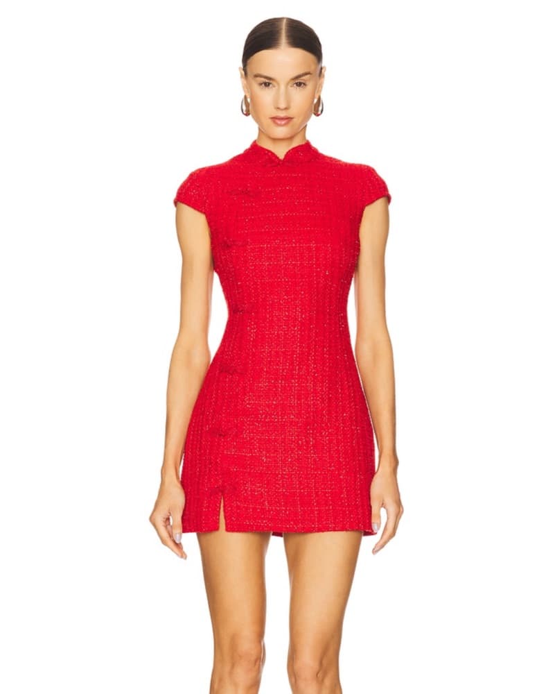 Natasha Dress In Red - Image 1