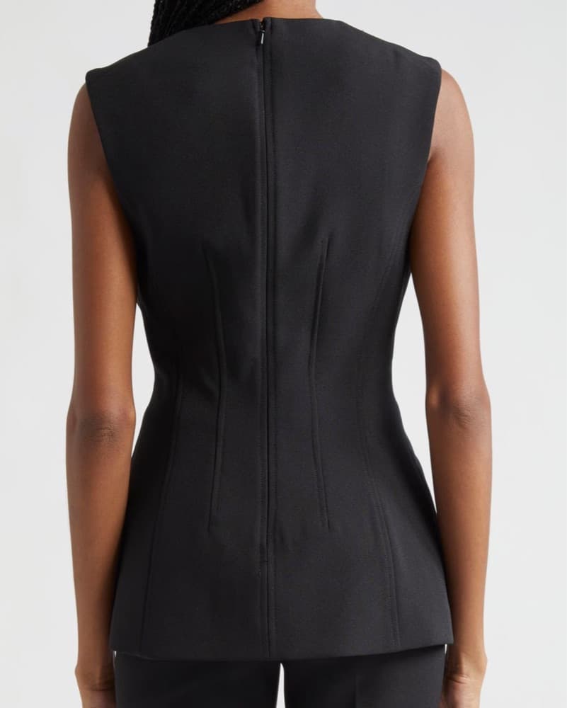 Veronica Beard Faith Sleeveless Top - Image 2