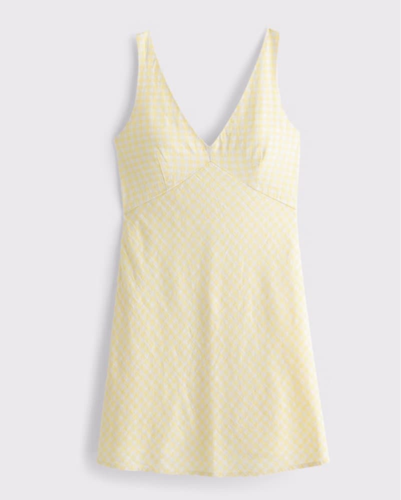 Butter Yellow Abercrombie Mini Dress  - Image 2