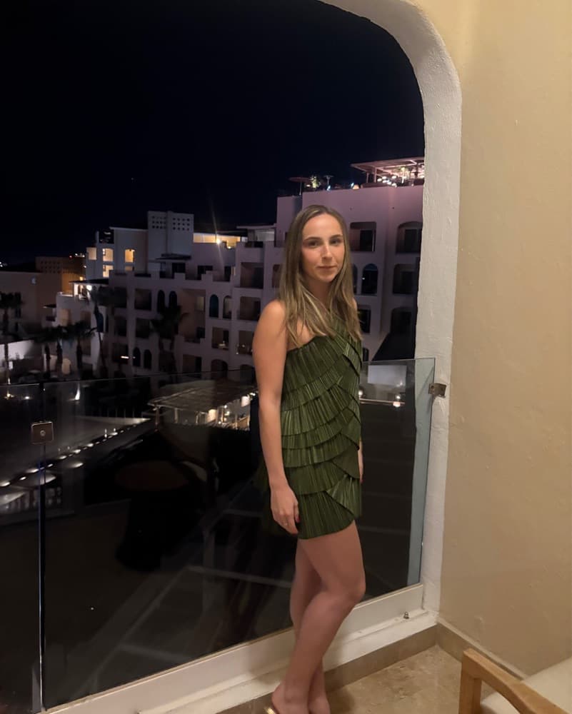 Cult Gaia Varsha Mini Dress Green - Image 3
