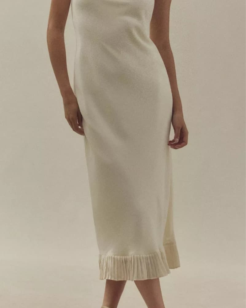 Reformation SleevelesS Scoop-Neck DRESS - Image 2