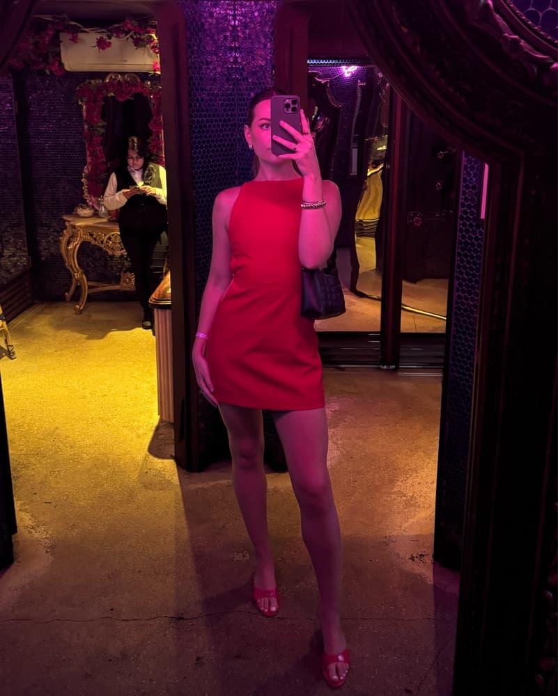 Red Zara Mini Dress - Image 1