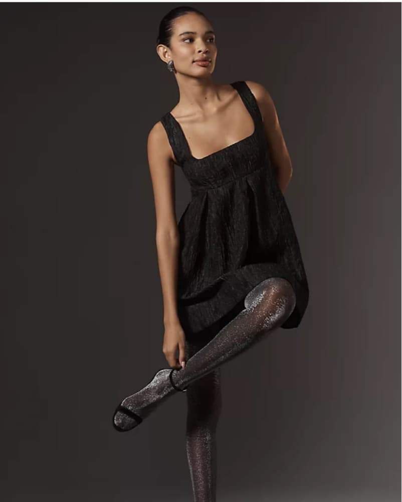 Anthopologie Maeve Mini Black Dress - Image 1