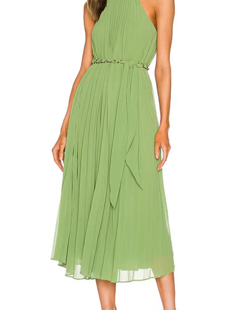 Zimermann Sunray Green Dress - Image 1
