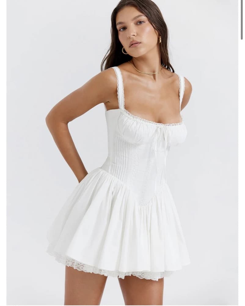 So Darling Woven Drop Waist Dress - Image 6