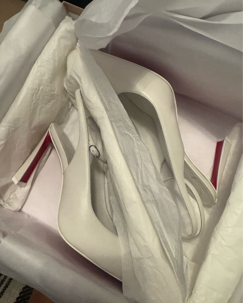 Louboutin Bridal Shoe  - Image 1