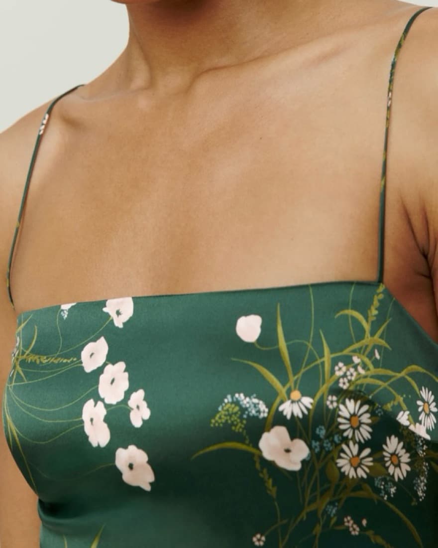 Reformation Frankie Silk Slipdress - Image 4