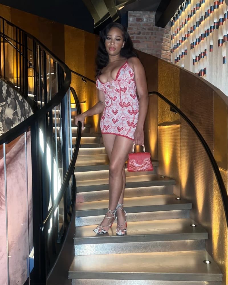Vibrant Heart-Patterned Mini Dress - Image 1