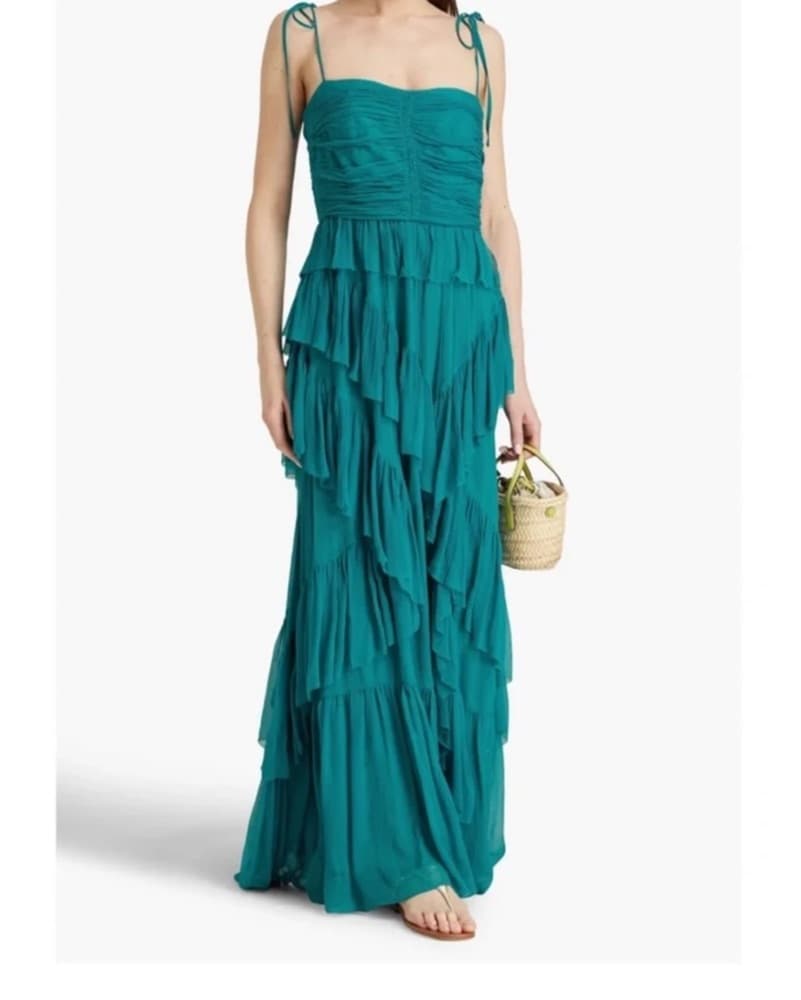Ulla Johnson Teal Formal Dress - Image 1