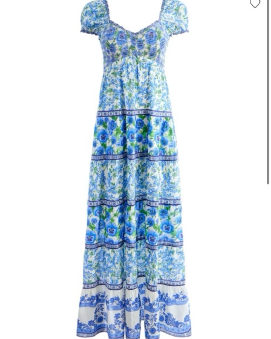 Alice + Olivia Blue Long Dress - Image 3