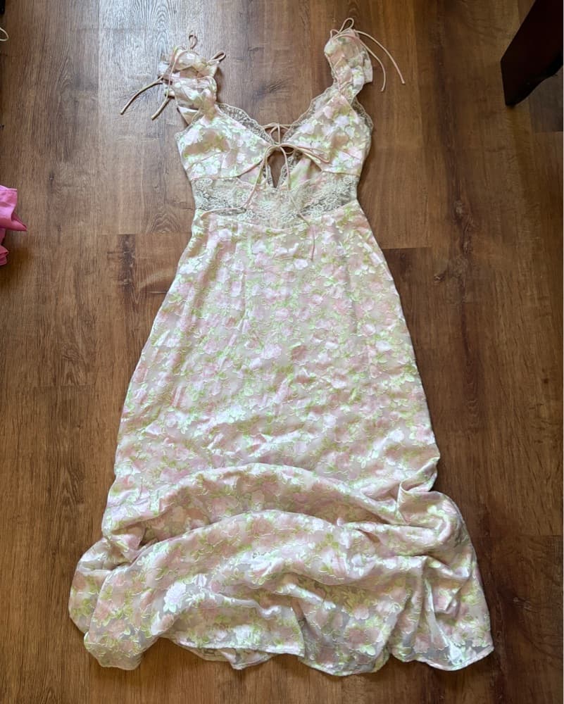 For Love & Lemons Estelle Maxi Dress - Image 3